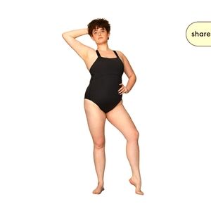 Thinx large black leotard (period absorbing)